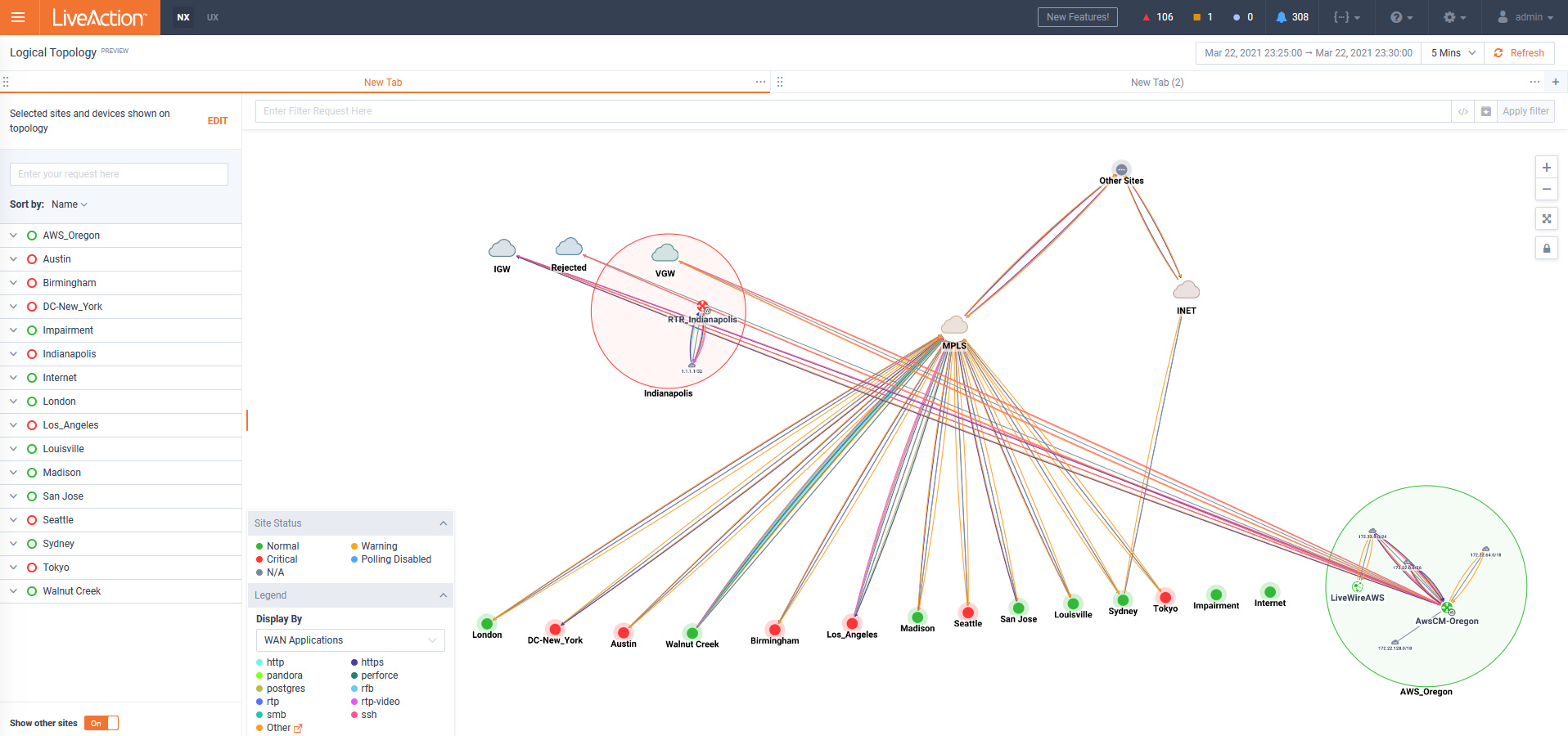 Onboarding devices to LiveNX Documentation
